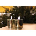 Tenderflame Gift Set, 2 Tabletop burners + 0,5 L fuel, Lilly 8 cm Gold