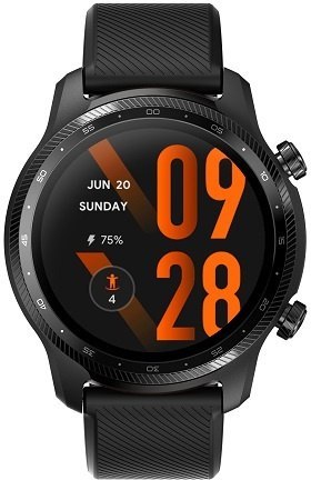 TicWatch Pro 3 Ultra GPS 3.56 cm (1.4"), Smart watch, NFC, GPS (satellite), AMOLED + FSTN, Heart rate monitor, Bluetooth, 1 GB,
