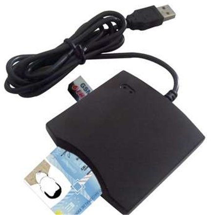 Transcend SMART CARD READER USB PC/SC Black Transcend SMART CARD READER USB PC/SC Black