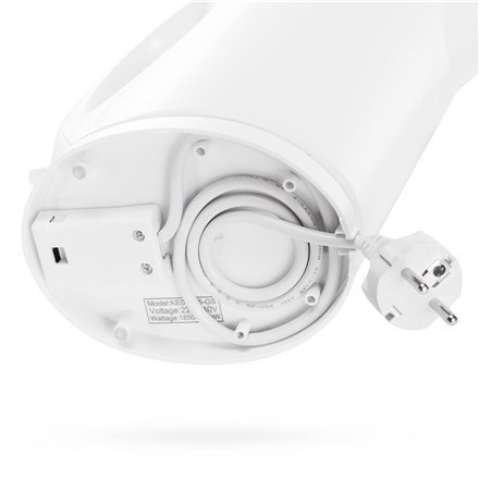 Tristar Jug Kettle WK-3380 Electric, 2200 W, 1.7 L, Plastic, 360° rotational base, White Tristar Jug Kettle WK-3380 Electric, 2200 W, 1.7 L, Plastic, 360° rotational base, White