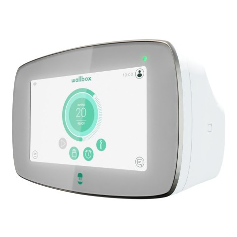 Wallbox Commander 2 Electric Vehicle charger, 5 meter cable Type 2, 22kW, White Wallbox Commander 2 Electric Vehicle charger, 5 meter cable Type 2, 22kW, White