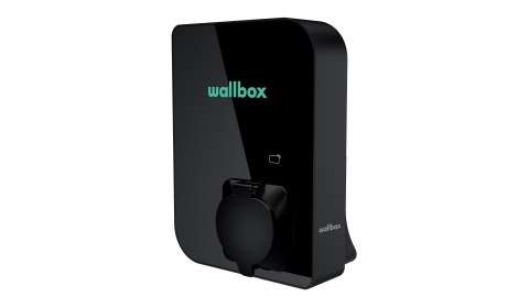 Wallbox Copper SB Electric Vehicle charger, Type 2 Socket, 22kW, Black Wallbox Copper SB Electric Vehicle charger, Type 2 Socket, 22kW, Black