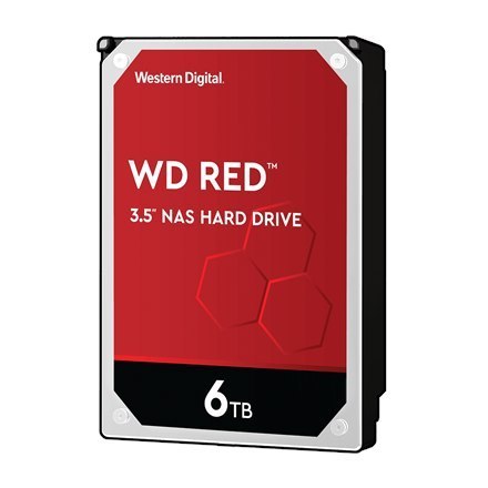 Western Digital NAS Hard Drive WD Red 5400 RPM, 6000 GB Western Digital NAS Hard Drive WD Red 5400 RPM, 6000 GB