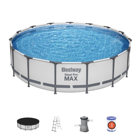 Basen Ogrodowy Stelażowy 457 cm x 107 cm Bestway 56488 Basen Ogrodowy Stelażowy 457 cm x 107 cm Bestway 56488