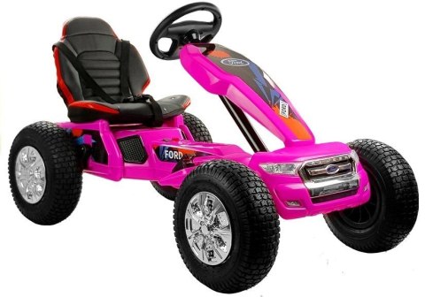 Gokart na Akumulator DK-G01 Różowy Gokart na Akumulator DK-G01 Różowy