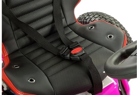 Gokart na Akumulator DK-G01 Różowy Gokart na Akumulator DK-G01 Różowy