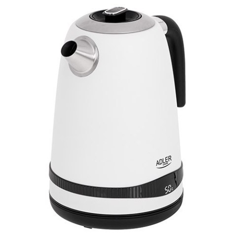 Adler Kettle AD 1295w Electric, 2200 W, 1.7 L, Stainless steel, 360° rotational base, White Adler Kettle AD 1295w Electric, 2200 W, 1.7 L, Stainless steel, 360° rotational base, White