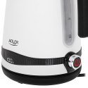 Adler Kettle AD 1295w	 Electric, 2200 W, 1.7 L, Stainless steel, 360° rotational base, White