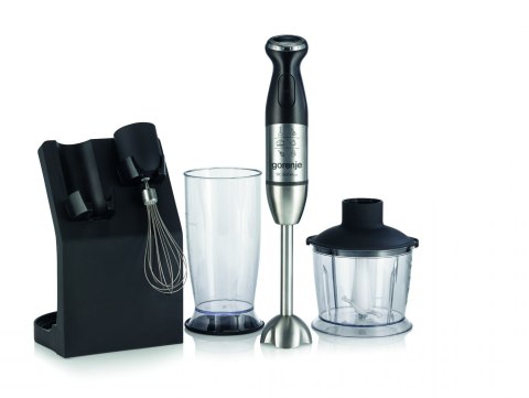Gorenje Blender HBC807QB Hand Blender, 800 W, Number of speeds Variable, Chopper, Black Gorenje Blender HBC807QB Hand Blender, 800 W, Number of speeds Variable, Chopper, Black