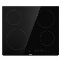 Gorenje Hob ECT641BSC Vitroceramic, Number of burners/cooking zones 4, Black, Display, Timer