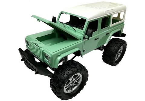 Auto Zdalnie Sterowane Jeep R/C Zielony 7.5 km/h 1:14 2.4G Auto Zdalnie Sterowane Jeep R/C Zielony 7.5 km/h 1:14 2.4G