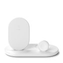 Bezprzewodowa ładowarka Belkin 3 w 1 do urządzeń Apple BOOST CHARGE, kolor: biały
