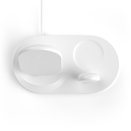 Bezprzewodowa ładowarka Belkin 3 w 1 do urządzeń Apple BOOST CHARGE, kolor: biały Bezprzewodowa ładowarka Belkin 3 w 1 do urządzeń Apple BOOST CHARGE, kolor: biały