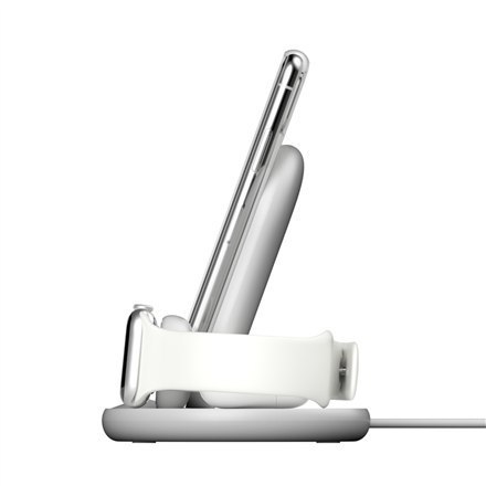 Bezprzewodowa ładowarka Belkin 3 w 1 do urządzeń Apple BOOST CHARGE, kolor: biały Bezprzewodowa ładowarka Belkin 3 w 1 do urządzeń Apple BOOST CHARGE, kolor: biały