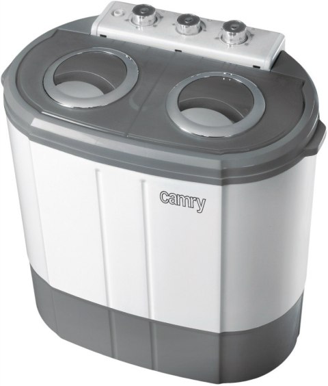 Camry Washing machine CR 8052 Top loading, Washing capacity 3 kg, 1300 RPM, Depth 40 cm, Width 60 cm, White-Grey, Camry Washing machine CR 8052 Top loading, Washing capacity 3 kg, 1300 RPM, Depth 40 cm, Width 60 cm, White-Grey,