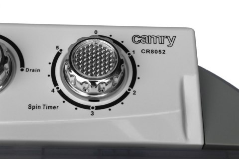 Camry Washing machine CR 8052 Top loading, Washing capacity 3 kg, 1300 RPM, Depth 40 cm, Width 60 cm, White-Grey, Camry Washing machine CR 8052 Top loading, Washing capacity 3 kg, 1300 RPM, Depth 40 cm, Width 60 cm, White-Grey,