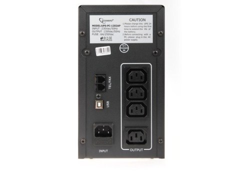Gembird UPS UPS-PC-1202AP 1200 VA, 220 V Gembird UPS UPS-PC-1202AP 1200 VA, 220 V