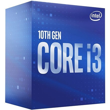 Intel i3-10105, 3.7 GHz, LGA1200, Processor threads 8, Packing Retail, Processor cores 4, Component for PC