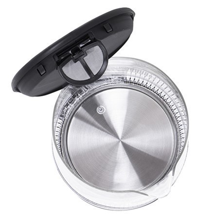 Mesko Kettle MS 1301b Electric, 1850 W, 1.7 L, Glass/Stainless steel, 360° rotational base, Black Mesko Kettle MS 1301b Electric, 1850 W, 1.7 L, Glass/Stainless steel, 360° rotational base, Black