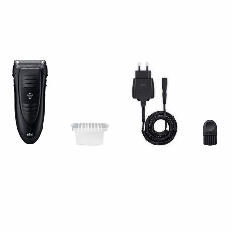 Braun Shaver Series One 170s Mains powered, Number of shaver heads/blades 1, Black Braun Shaver Series One 170s Mains powered, Number of shaver heads/blades 1, Black