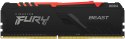 Kingston Fury Beast RGB 8 GB, DDR4, 3600 MHz, PC/server, Registered No, ECC No