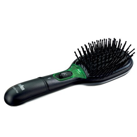 Paddle brush Braun BR710 Warranty 24 month(s), Ion conditioning, Black/Green Paddle brush Braun BR710 Warranty 24 month(s), Ion conditioning, Black/Green