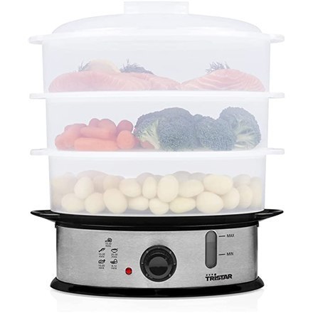 Tristar Food Steamer VS-3914 Silver, 1200 W, Capacity 11 L, Number of baskets 3 Tristar Food Steamer VS-3914 Silver, 1200 W, Capacity 11 L, Number of baskets 3