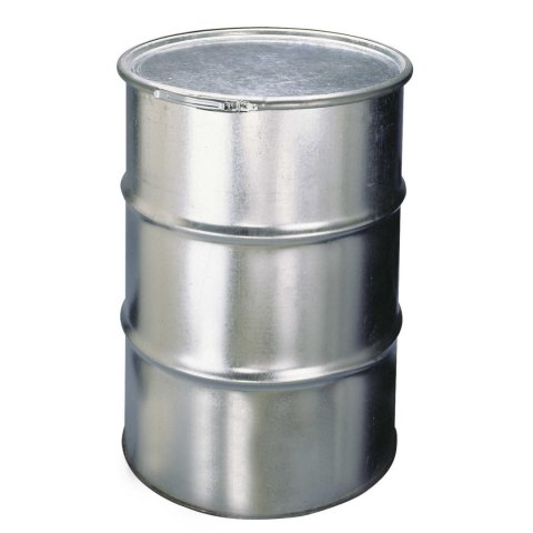 Beczka stalowa metalowa ocynkowana 200L zdejmowane wieko Beczka stalowa metalowa ocynkowana 200L zdejmowane wieko