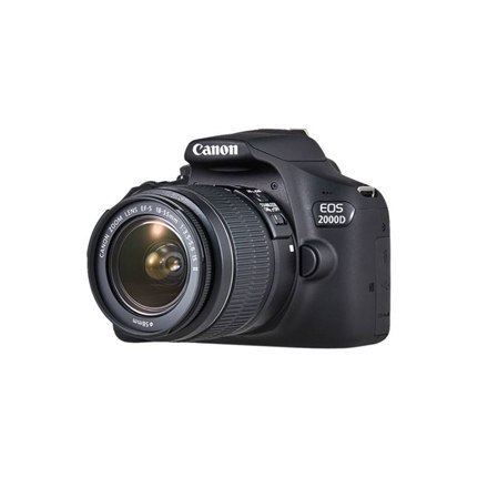Canon EOS 2000D 18-55 III EU26 SLR Camera Kit, Megapixel 24.1 MP, ISO 12800, Display diagonal 3.0 ", Wi-Fi, Video recording, APS Canon EOS 2000D 18-55 III EU26 SLR Camera Kit, Megapixel 24.1 MP, ISO 12800, Display diagonal 3.0 ", Wi-Fi, Video recording, APS