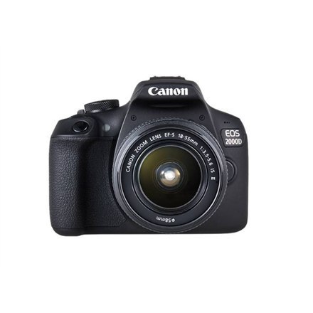 Canon EOS 2000D 18-55 III EU26 SLR Camera Kit, Megapixel 24.1 MP, ISO 12800, Display diagonal 3.0 ", Wi-Fi, Video recording, APS Canon EOS 2000D 18-55 III EU26 SLR Camera Kit, Megapixel 24.1 MP, ISO 12800, Display diagonal 3.0 ", Wi-Fi, Video recording, APS