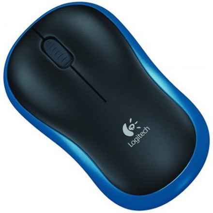 Logitech Mouse M185 Wireless, Blue/ black