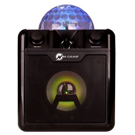N-Gear Portable Bluetooth and Disco Karaoke Speaker The Disco Block 410 50 W, Portable, Wireless connection, Black, Bluetooth N-Gear Portable Bluetooth and Disco Karaoke Speaker The Disco Block 410 50 W, Portable, Wireless connection, Black, Bluetooth