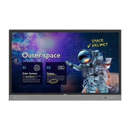 Benq RM6503 Interactive Flat Panel Display, 65 ", Landscape, 16:9, Black, Touchscreen, 178 °, 178 °, 3840 x 2160, 4K UHD, 8 ms,