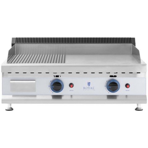Grill gazowy podwójny gładki ryflowany na gaz ziemny 0.02 bar 74.5 x 40 cm 2 x 3100 W Grill gazowy podwójny gładki ryflowany na gaz ziemny 0.02 bar 74.5 x 40 cm 2 x 3100 W