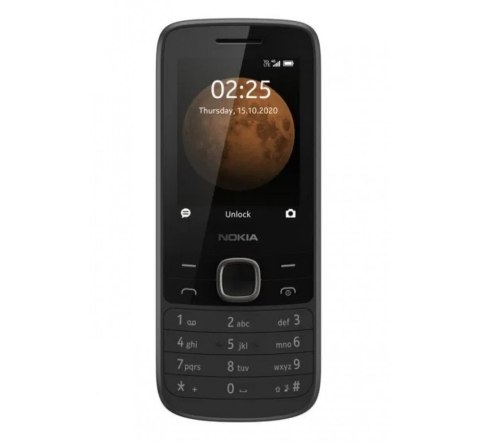 Nokia 225 4G TA-1316 Black, 2.4 ", TFT, 240 x 320 pixels, 64 MB, 128 MB, Dual SIM, Nano-SIM, 3G, Bluetooth, 5.0, USB version Mic