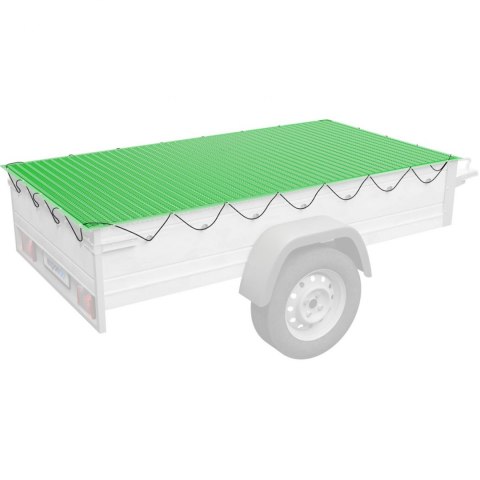Siatka transportowa zabezpieczająca ładunek na przyczepkę drobne oczka 2 x 3 m zielona Siatka transportowa zabezpieczająca ładunek na przyczepkę drobne oczka 2 x 3 m zielona