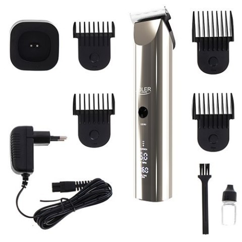 Adler Hair Clipper AD 2834 Cordless or corded, Number of length steps 4, Silver/Black Adler Hair Clipper AD 2834 Cordless or corded, Number of length steps 4, Silver/Black