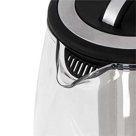 Camry Kettle CR 1290 Standard, 2200 W, 2 L, Plastic/glass, Black/Transparent, 360° rotational base Camry Kettle CR 1290 Standard, 2200 W, 2 L, Plastic/glass, Black/Transparent, 360° rotational base