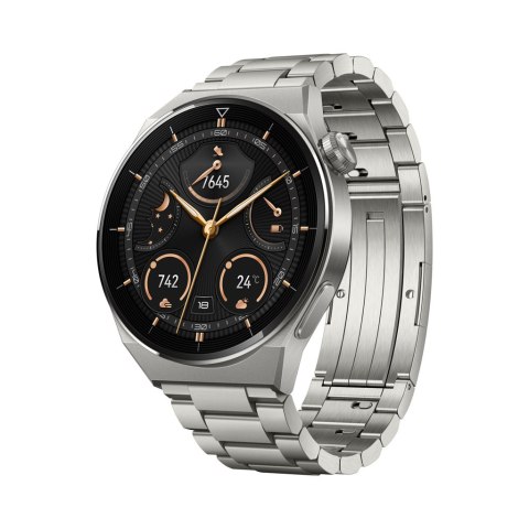 Huawei WATCH GT 3 Pro Elite (46 mm) GPS, AMOLED, Touchscreen, Heart rate monitor, Waterproof, Bluetooth, Titanium Gray Case Huawei WATCH GT 3 Pro Elite (46 mm) GPS, AMOLED, Touchscreen, Heart rate monitor, Waterproof, Bluetooth, Titanium Gray Case