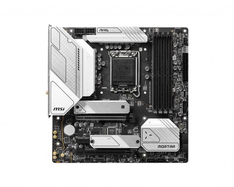 MSI MAG B660M MORTAR WIFI DDR4 Processor family Intel, Processor socket LGA1700, DDR4 DIMM, Memory slots 4, Supported hard disk MSI MAG B660M MORTAR WIFI DDR4 Processor family Intel, Processor socket LGA1700, DDR4 DIMM, Memory slots 4, Supported hard disk