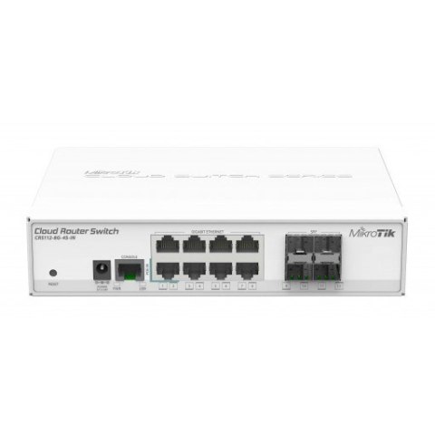 MikroTik Switch CRS112-8G-4S-IN Managed, Desktop, 1 Gbps (RJ-45) ports quantity 8, SFP ports quantity 4