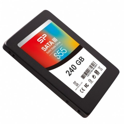 Silicon Power Slim S55 240 GB, SSD interface SATA, Write speed 450 MB/s, Read speed 550 MB/s Silicon Power Slim S55 240 GB, SSD interface SATA, Write speed 450 MB/s, Read speed 550 MB/s