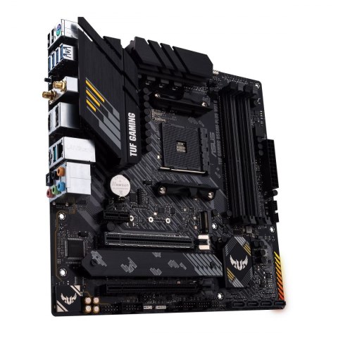Asus TUF GAMING B550M-PLUS WIFI II Processor family AMD, Processor socket AM4, DDR4, Memory slots 4, Chipset B550, microATX Asus TUF GAMING B550M-PLUS WIFI II Processor family AMD, Processor socket AM4, DDR4, Memory slots 4, Chipset B550, microATX