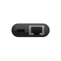 Belkin USB-C to Ethernet + Charge Adapter INC001btBK 60 W, Black