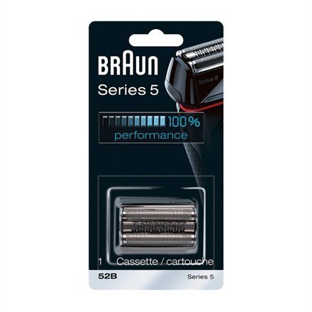 Braun 52B Head Replacement Pack Black Braun 52B Head Replacement Pack Black