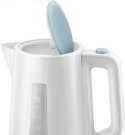 Philips Kettle HD9318/70 Electric, 2200 W, 1.7 L, Plastic, 360° rotational base, White