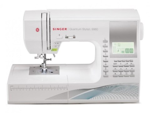 Singer Sewing Machine Quantum Stylist™ 9960 Number of stitches 600, Number of buttonholes 13, White Singer Sewing Machine Quantum Stylist™ 9960 Number of stitches 600, Number of buttonholes 13, White