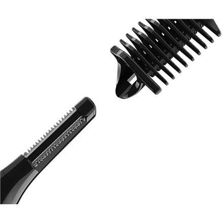 Carrera Trimmer No. 524 Hair Cosmetic Trimmer, Wet & Dry, Step precise 0,4 mm, Cutting length 0.4 mm, eyebrow trimming attachmen