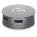 Dell 6-in-1 USB-C Multiport Adapter DA305 0.12 m, Grey, USB Type-C