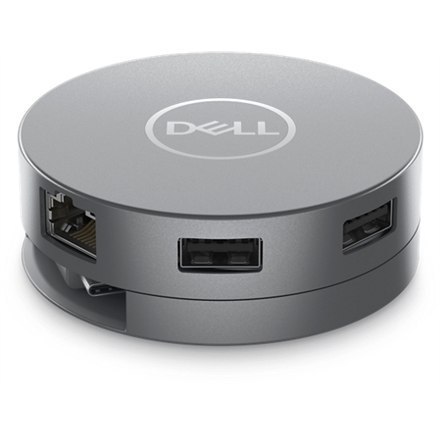 Dell 6-in-1 USB-C Multiport Adapter DA305 0.12 m, Grey, USB Type-C Dell 6-in-1 USB-C Multiport Adapter DA305 0.12 m, Grey, USB Type-C